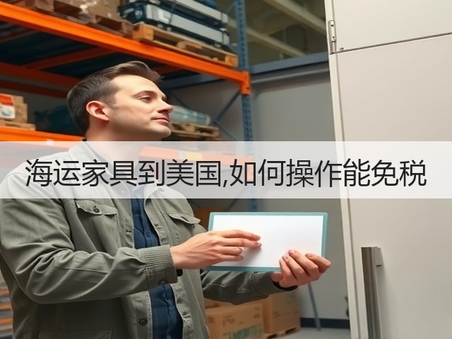 海运家具到美国,如何操作能免税(图1)