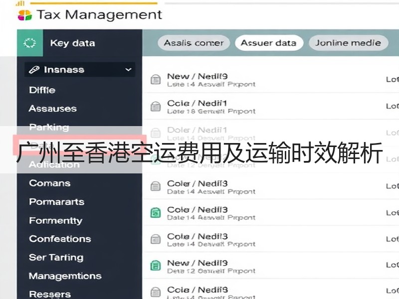 广州至香港空运费用及运输时效解析 广州至香港空运费用及运输时效解析