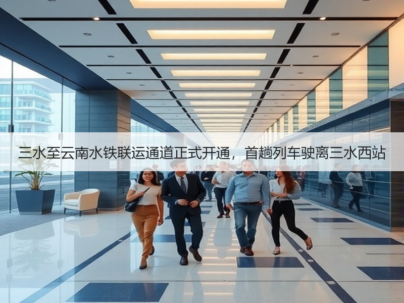 三水至云南水铁联运通道正式开通,首趟列车驶离三水西站 三水至云南水铁联运通道正式开通,首趟列车驶离三水西站