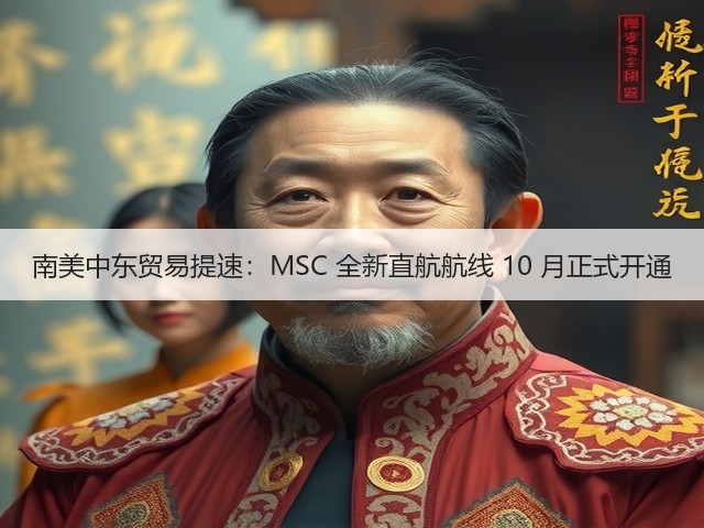 南美中东贸易提速:MSC 全新直航航线 10 月正式开通(图3) 南美中东贸易提速:MSC 全新直航航线 10 月正式开通(图3)