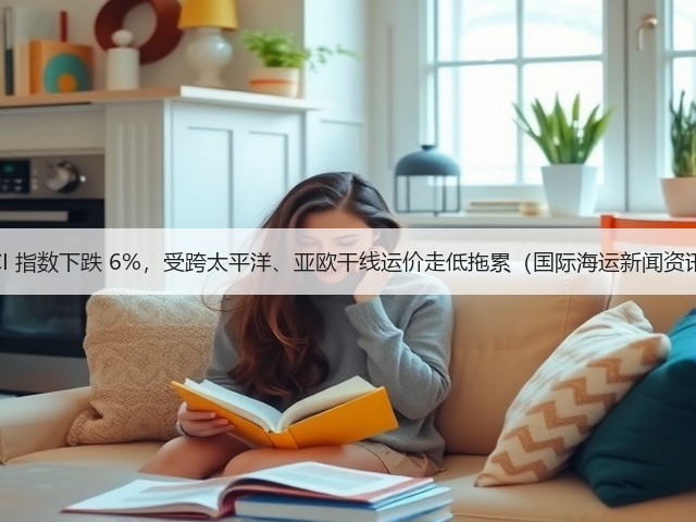 WCI 指数下跌 6%，受跨太平洋、亚欧干线运价走低拖累（国际海运新闻资讯）(图1)