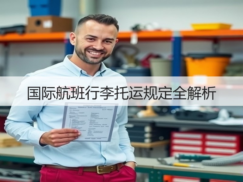 国际航班行李托运规定全解析