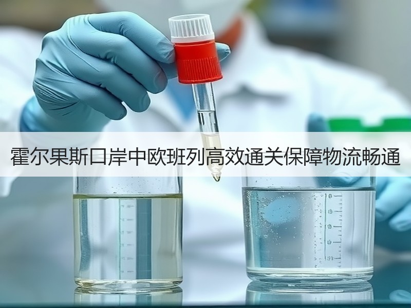 霍尔果斯口岸中欧班列高效通关保障物流畅通 霍尔果斯口岸中欧班列高效通关保障物流畅通