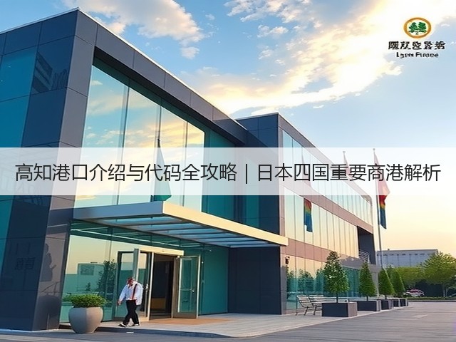 高知港口介绍与代码全攻略｜日本四国重要商港解析(图3)
