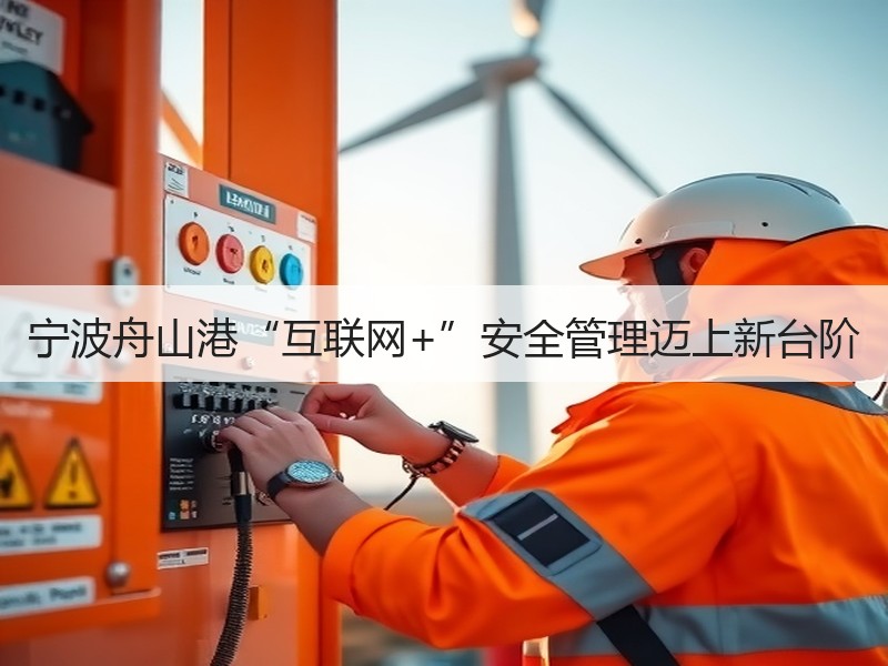 宁波舟山港“互联网+”安全管理迈上新台阶