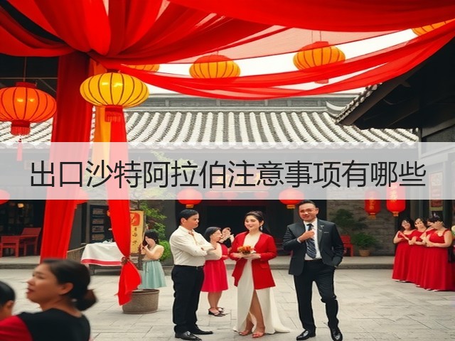 出口沙特阿拉伯注意事项有哪些(图2)