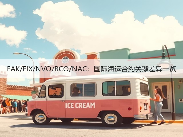 FAK/FIX/NVO/BCO/NAC:国际海运合约关键差异一览(图1) FAK/FIX/NVO/BCO/NAC:国际海运合约关键差异一览(图1)