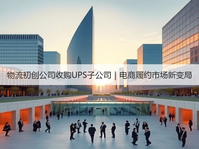 物流初创公司收购UPS子公司|电商履约市场新变局(图2) 物流初创公司收购UPS子公司|电商履约市场新变局(图2)