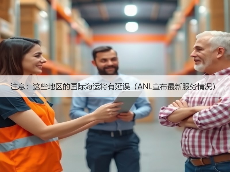 注意:这些地区的国际海运将有延误(ANL宣布最新服务情况) 注意:这些地区的国际海运将有延误(ANL宣布最新服务情况)