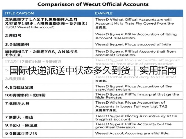 国际快递派送中状态多久到货|实用指南(图1) 国际快递派送中状态多久到货|实用指南(图1)