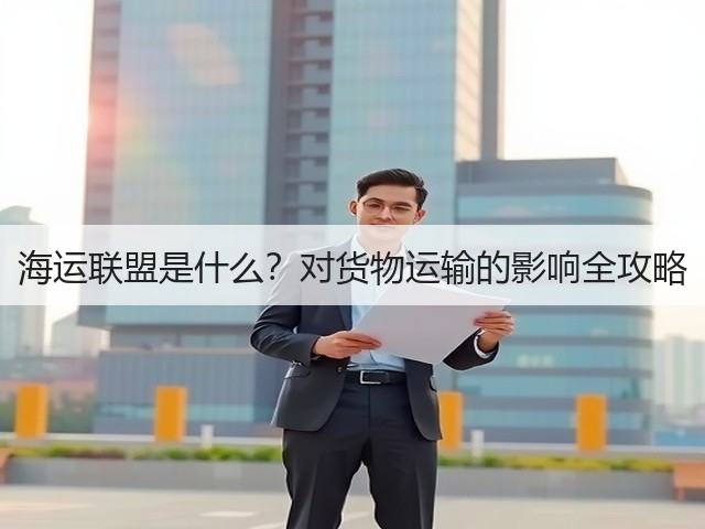 海运联盟是什么?对货物运输的影响全攻略(图1) 海运联盟是什么?对货物运输的影响全攻略(图1)