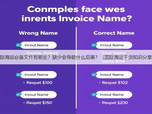 国际海运必备文件有哪些?缺少会导致什么后果?(国际海运干货知识分享)(图2) 国际海运必备文件有哪些?缺少会导致什么后果?(国际海运干货知识分享)(图2)