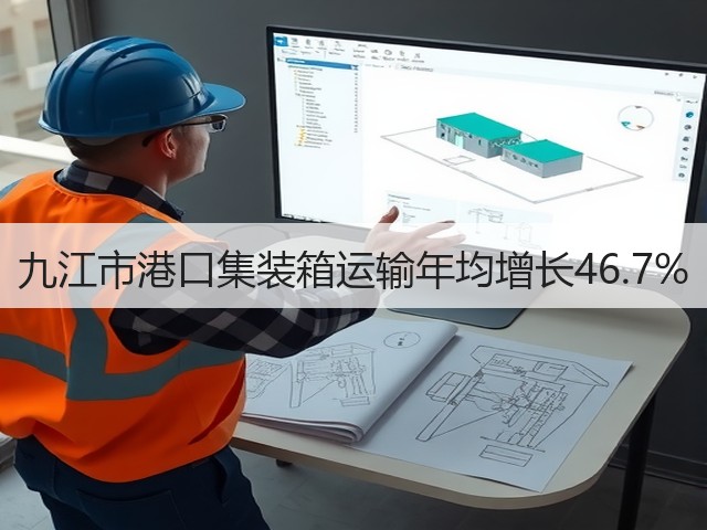 九江市港口集装箱运输年均增长46.7%(图1) 九江市港口集装箱运输年均增长46.7%(图1)