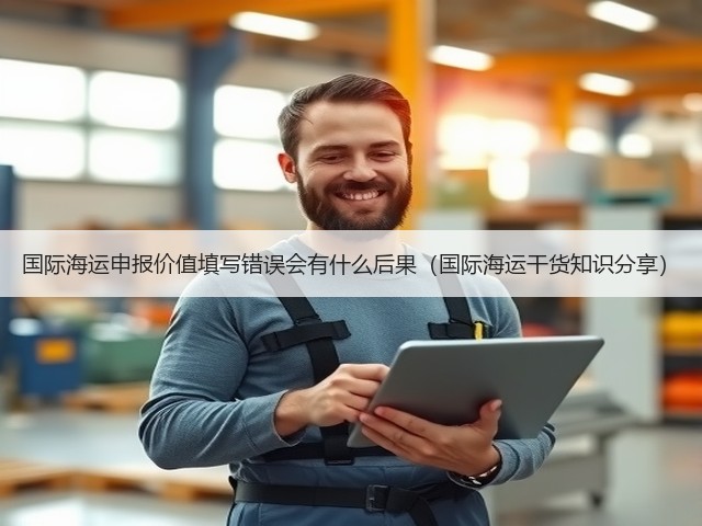 国际海运申报价值填写错误会有什么后果（国际海运干货知识分享）(图1)