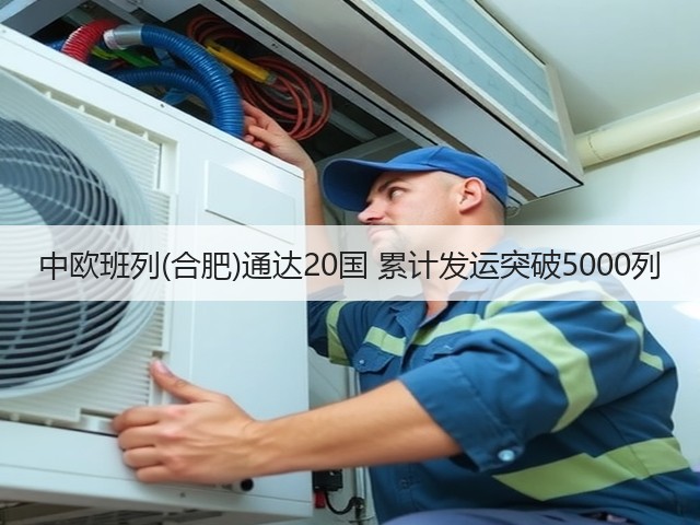 中欧班列(合肥)通达20国 累计发运突破5000列(图2)