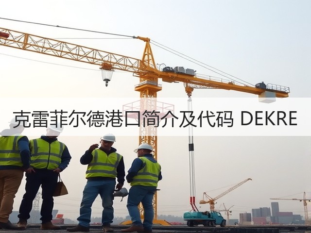 克雷菲尔德港口简介及代码 DEKRE(图3) 克雷菲尔德港口简介及代码 DEKRE(图3)