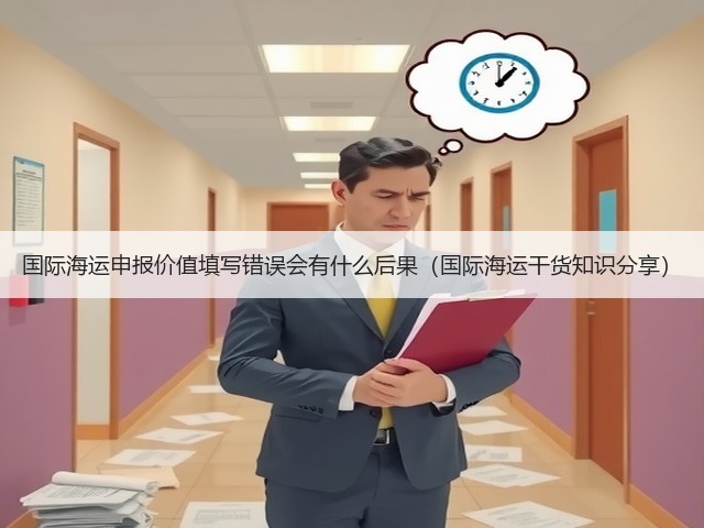 国际海运申报价值填写错误会有什么后果(国际海运干货知识分享)(图3) 国际海运申报价值填写错误会有什么后果(国际海运干货知识分享)(图3)