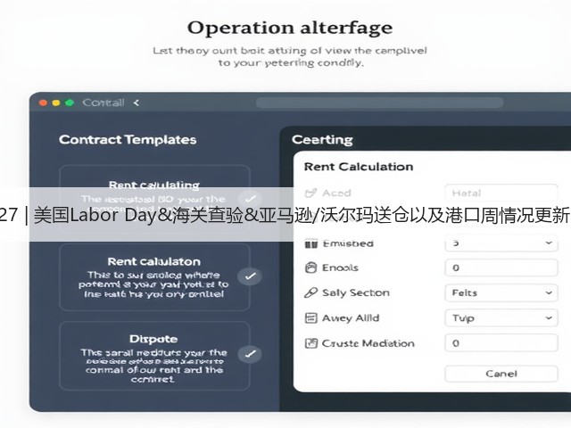 8.27 | 美国Labor Day&海关查验&亚马逊/沃尔玛送仓以及港口周情况更新!(图3) 8.27 | 美国Labor Day&海关查验&亚马逊/沃尔玛送仓以及港口周情况更新!(图3)
