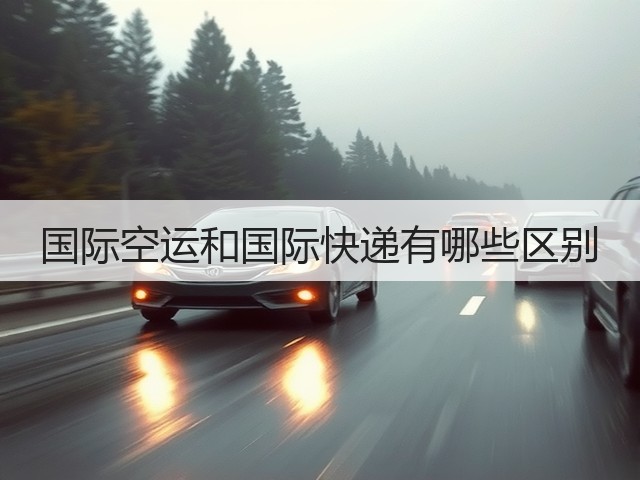 国际空运和国际快递有哪些区别(图3)