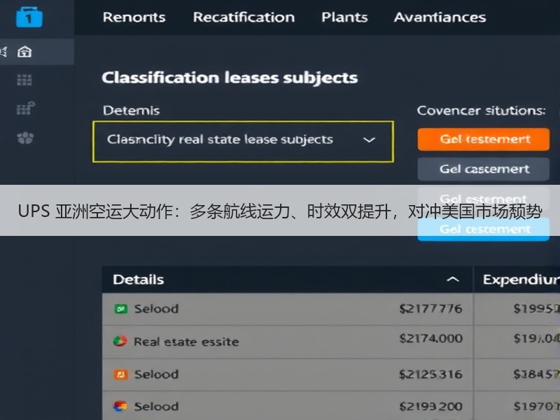 UPS 亚洲空运大动作:多条航线运力、时效双提升,对冲美国市场颓势 UPS 亚洲空运大动作:多条航线运力、时效双提升,对冲美国市场颓势