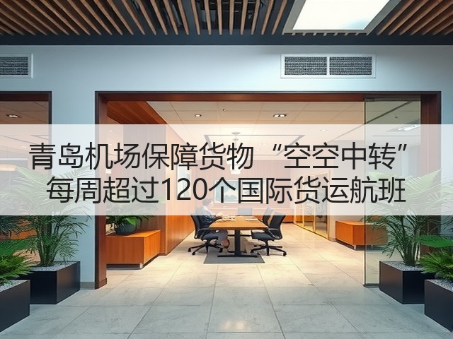 青岛机场保障货物“空空中转” 每周超过120个国际货运航班(图1) 青岛机场保障货物“空空中转” 每周超过120个国际货运航班(图1)