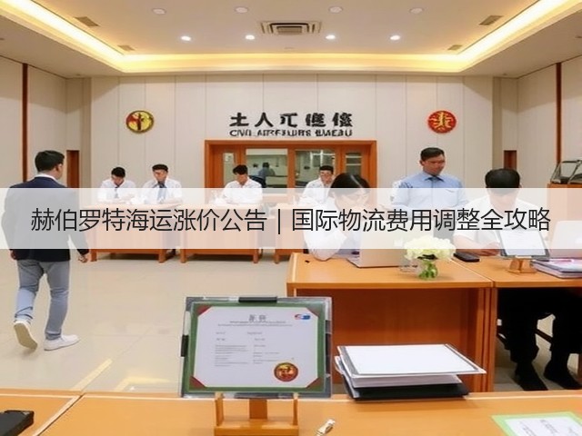 赫伯罗特海运涨价公告|国际物流费用调整全攻略(图1) 赫伯罗特海运涨价公告|国际物流费用调整全攻略(图1)