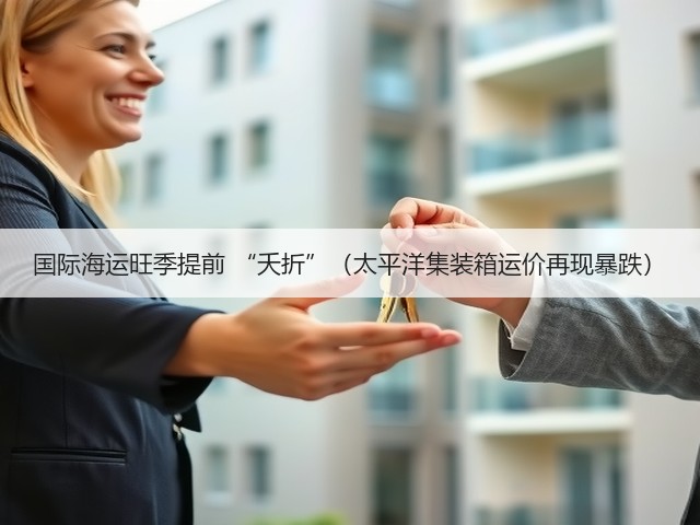 国际海运旺季提前 “夭折”(太平洋集装箱运价再现暴跌)(图1) 国际海运旺季提前 “夭折”(太平洋集装箱运价再现暴跌)(图1)
