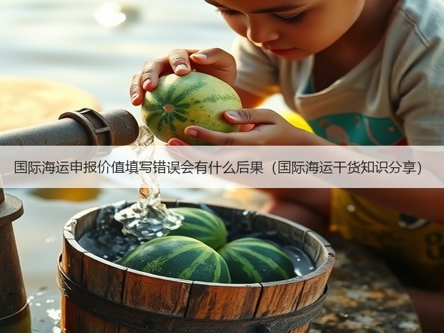 国际海运申报价值填写错误会有什么后果(国际海运干货知识分享)(图2) 国际海运申报价值填写错误会有什么后果(国际海运干货知识分享)(图2)