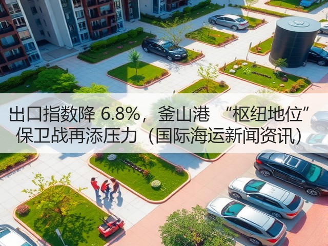 出口指数降 6.8%,釜山港 “枢纽地位” 保卫战再添压力(国际海运新闻资讯)(图2) 出口指数降 6.8%,釜山港 “枢纽地位” 保卫战再添压力(国际海运新闻资讯)(图2)