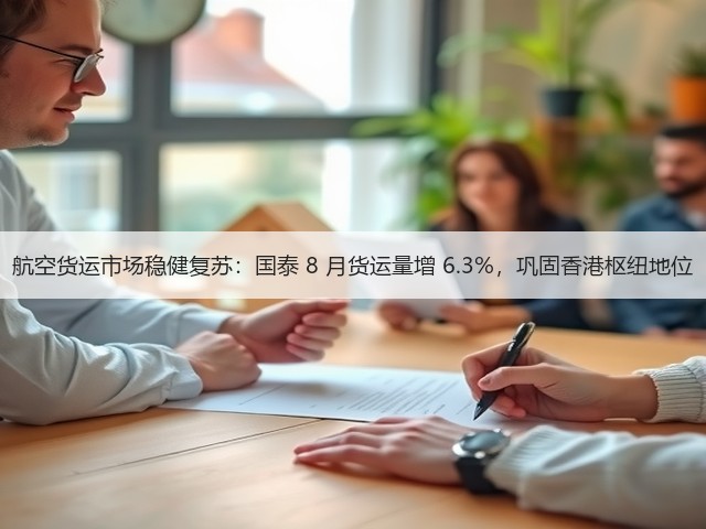 航空货运市场稳健复苏:国泰 8 月货运量增 6.3%,巩固香港枢纽地位(图2) 航空货运市场稳健复苏:国泰 8 月货运量增 6.3%,巩固香港枢纽地位(图2)