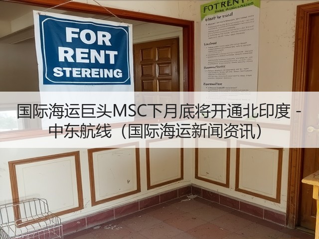 国际海运巨头MSC下月底将开通北印度 - 中东航线(国际海运新闻资讯)(图3) 国际海运巨头MSC下月底将开通北印度 - 中东航线(国际海运新闻资讯)(图3)
