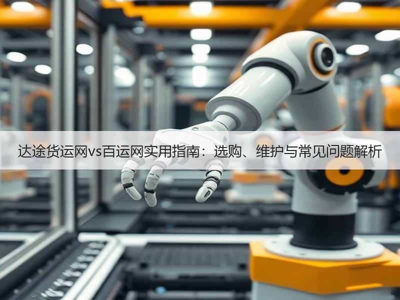 达途货运网vs百运网实用指南：选购、维护与常见问题解析
