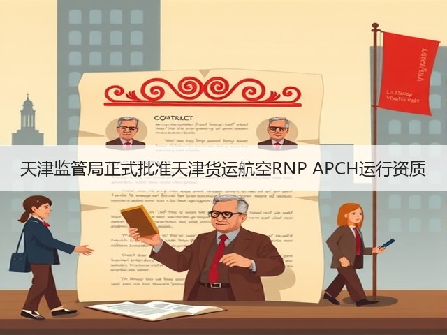 天津监管局正式批准天津货运航空RNP APCH运行资质(图1) 天津监管局正式批准天津货运航空RNP APCH运行资质(图1)