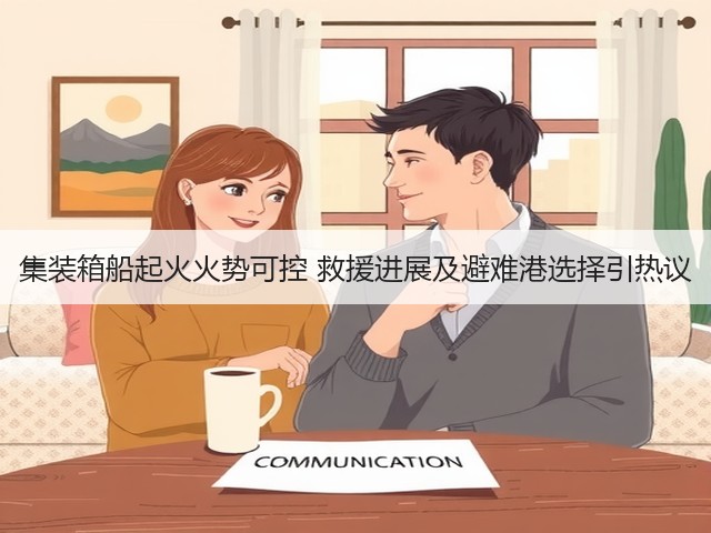 集装箱船起火火势可控 救援进展及避难港选择引热议(图1) 集装箱船起火火势可控 救援进展及避难港选择引热议(图1)
