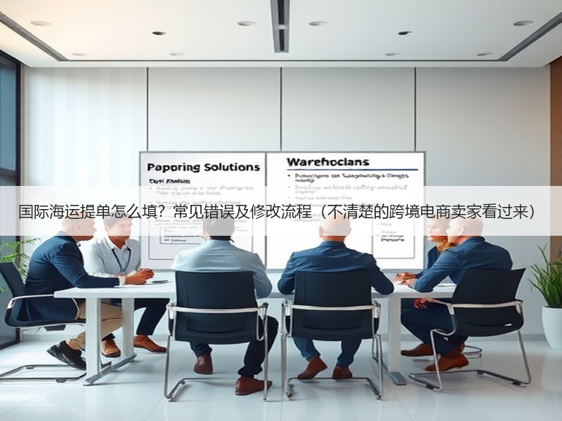 国际海运提单怎么填？常见错误及修改流程（不清楚的跨境电商卖家看过来）