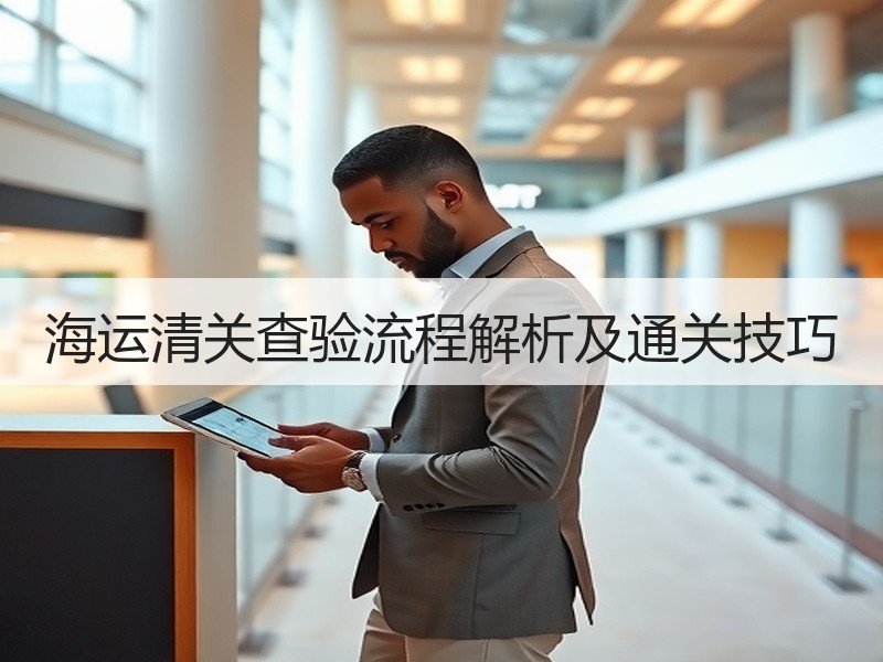 海运清关查验流程解析及通关技巧