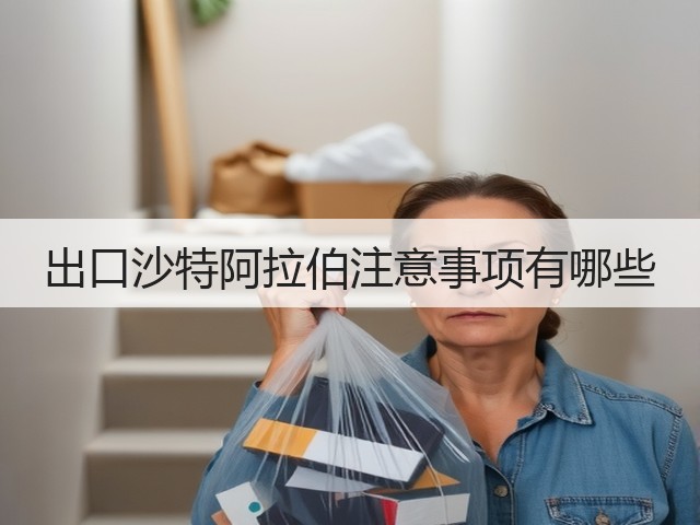 出口沙特阿拉伯注意事项有哪些(图1) 出口沙特阿拉伯注意事项有哪些(图1)