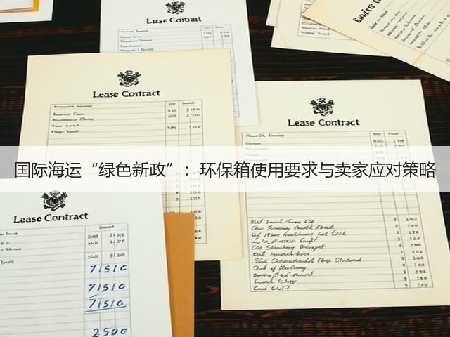 国际海运“绿色新政”:环保箱使用要求与卖家应对策略(图3) 国际海运“绿色新政”:环保箱使用要求与卖家应对策略(图3)