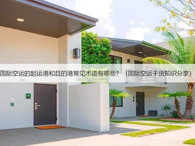 国际空运的起运港和目的港常见术语有哪些?(国际空运干货知识分享)(图2) 国际空运的起运港和目的港常见术语有哪些?(国际空运干货知识分享)(图2)
