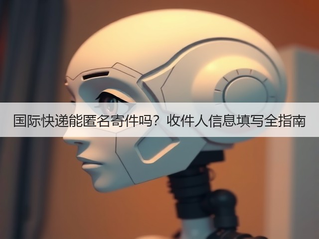 国际快递能匿名寄件吗?收件人信息填写全指南(图3) 国际快递能匿名寄件吗?收件人信息填写全指南(图3)