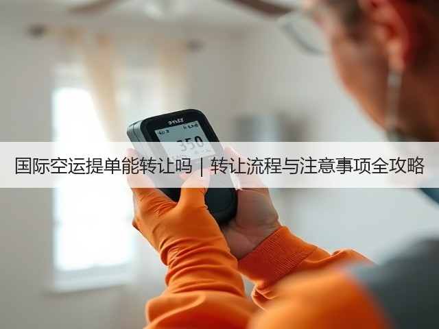 国际空运提单能转让吗｜转让流程与注意事项全攻略(图3)