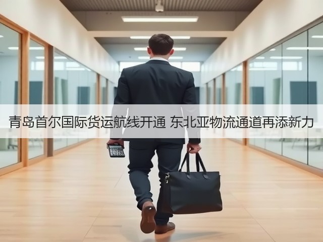 青岛首尔国际货运航线开通 东北亚物流通道再添新力(图1) 青岛首尔国际货运航线开通 东北亚物流通道再添新力(图1)