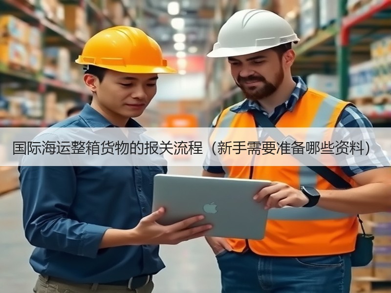 国际海运整箱货物的报关流程（新手需要准备哪些资料）