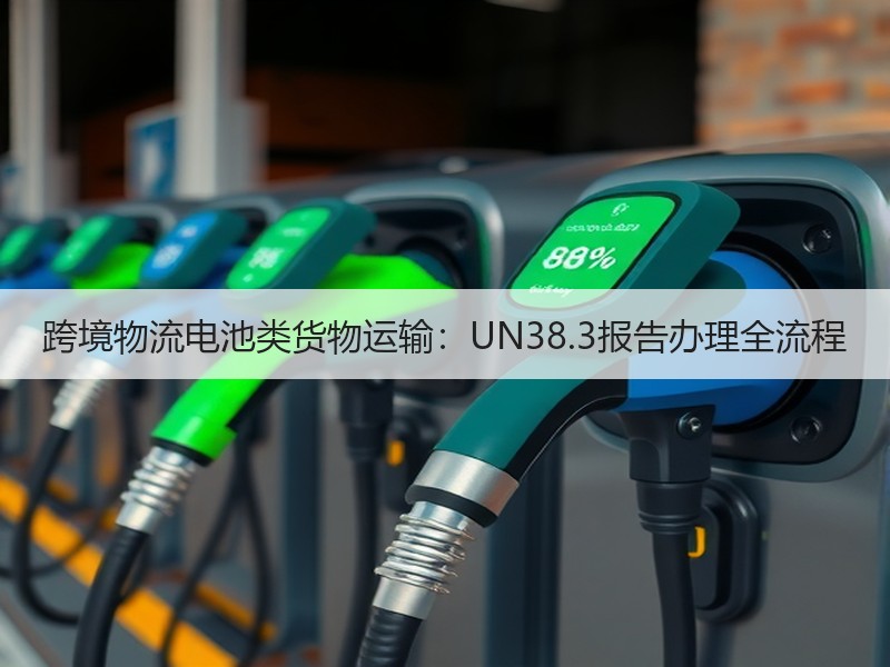 跨境物流电池类货物运输：UN38.3报告办理全流程