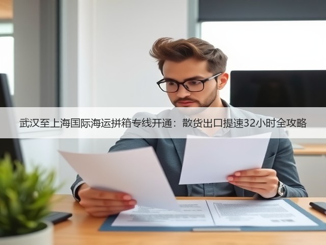 武汉至上海国际海运拼箱专线开通:散货出口提速32小时全攻略(图2) 武汉至上海国际海运拼箱专线开通:散货出口提速32小时全攻略(图2)