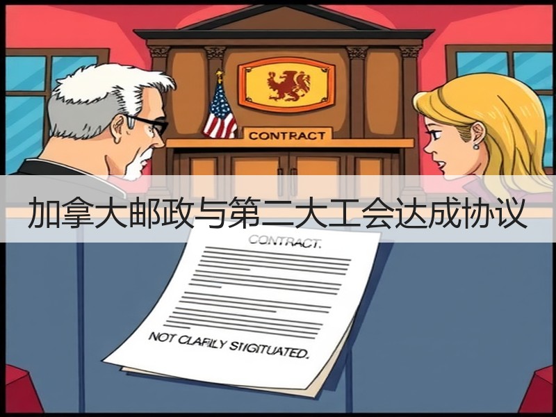 加拿大邮政与第二大工会达成协议