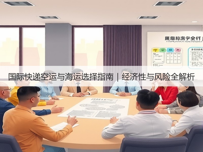 国际快递空运与海运选择指南|经济性与风险全解析 国际快递空运与海运选择指南|经济性与风险全解析