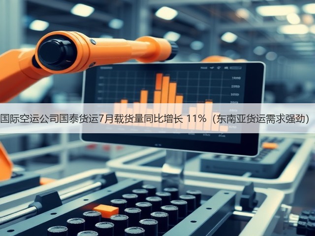国际空运公司国泰货运7月载货量同比增长 11%(东南亚货运需求强劲)(图2) 国际空运公司国泰货运7月载货量同比增长 11%(东南亚货运需求强劲)(图2)