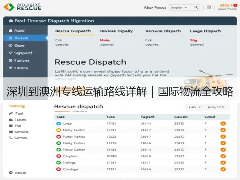 深圳到澳洲专线运输路线详解｜国际物流全攻略
