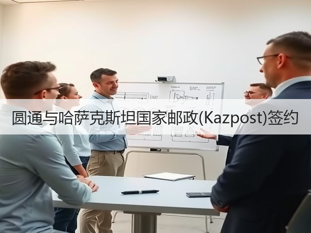 圆通与哈萨克斯坦国家邮政(Kazpost)签约(图2)
